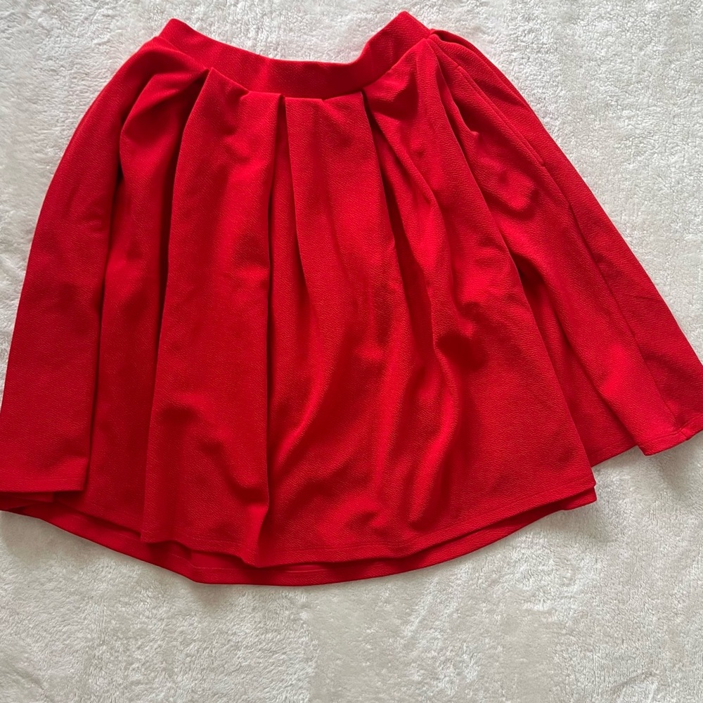Red A Line Skirt from LulaRoe
